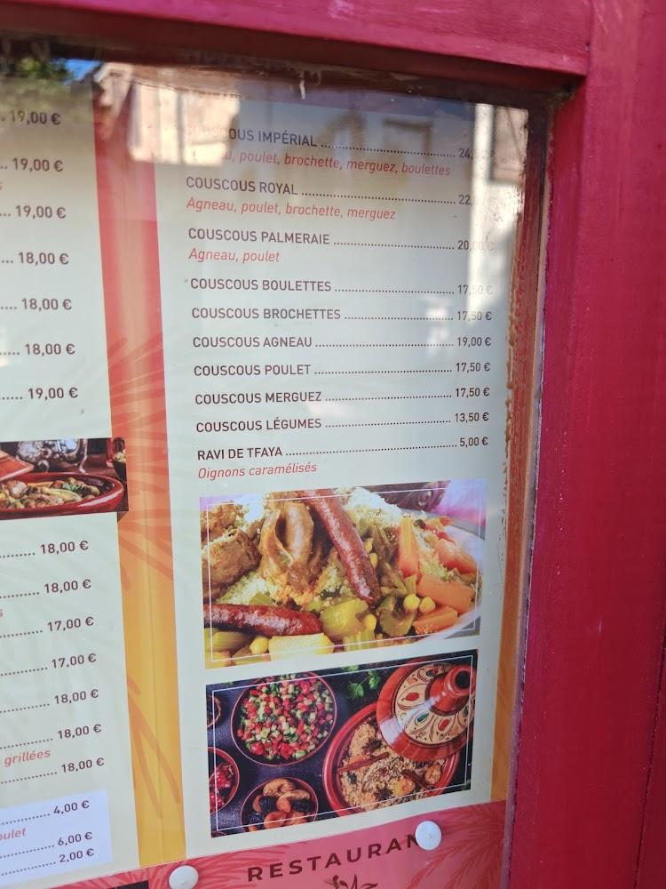 La Palmeraie de Marrakech - Menu Image 1