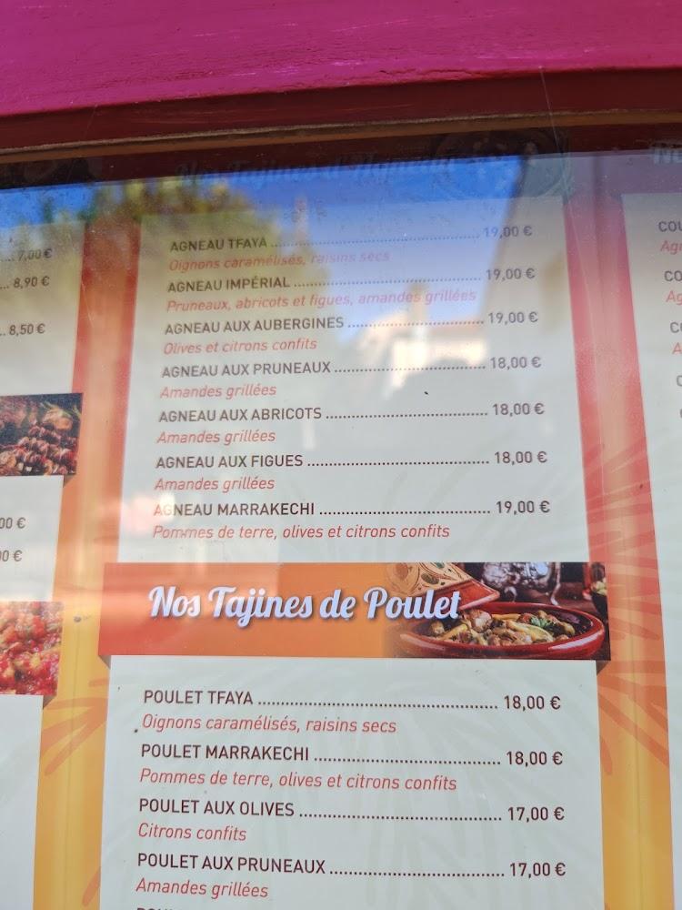 La Palmeraie de Marrakech - Menu Image 2